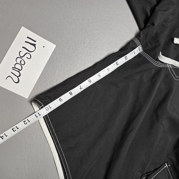 Mens hang ten black and white swim trunks size XXL - Picture 9 of 10